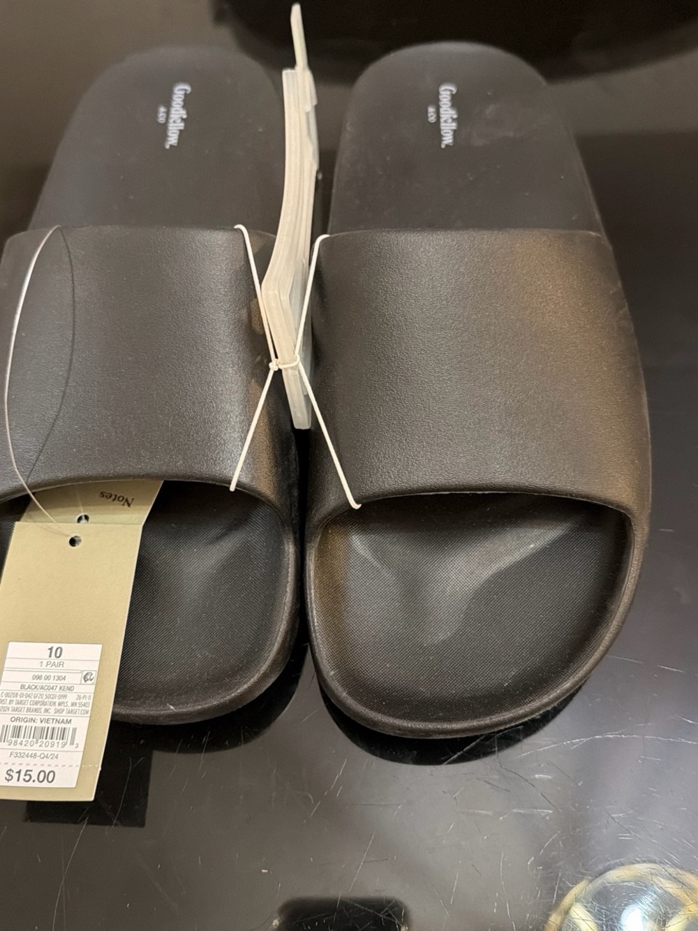 Goodfellow & Co Black Slide Sandals